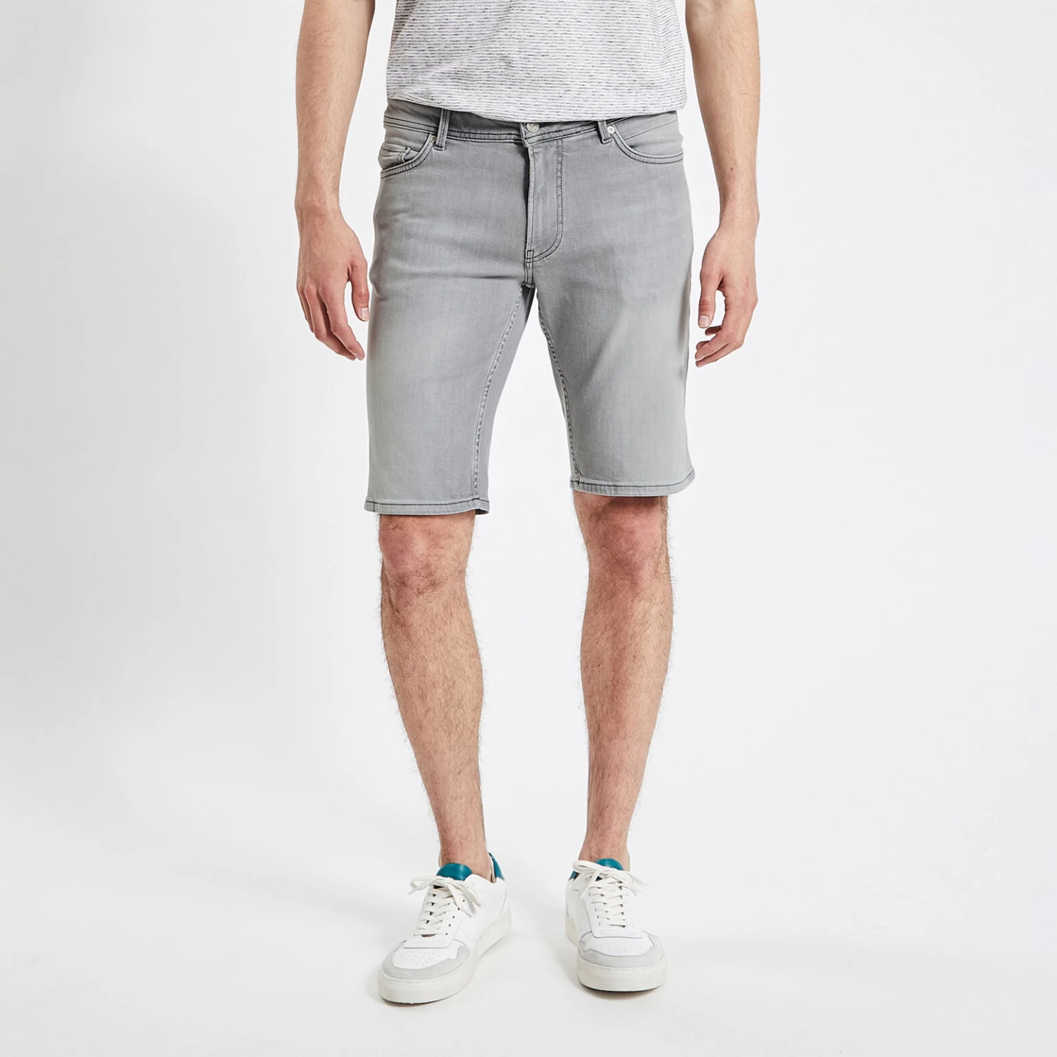 Bermuda Denim En Coton Recyclé 1 Bermuda Denim En Coton Recyclé