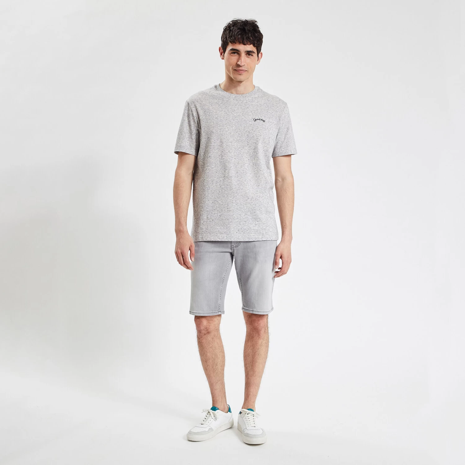 Bermuda Denim En Coton Recyclé 2 Bermuda Denim En Coton Recyclé – Image 2