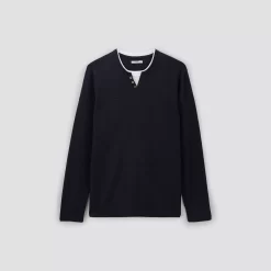 Pull Col Tunisien 2 En 1 -Trendy Soldes 1001012 11247 V11