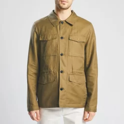 Parka Courte Saharienne En Coton Lin 12 Parka Courte Saharienne En Coton Lin -Trendy Soldes 1001053 10445 V2