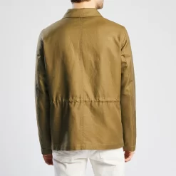 Parka Courte Saharienne En Coton Lin 13 Parka Courte Saharienne En Coton Lin -Trendy Soldes 1001053 10445 V3