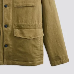 Parka Courte Saharienne En Coton Lin 16 Parka Courte Saharienne En Coton Lin -Trendy Soldes 1001053 10445 V9