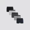 Lot De 5 Boxers Micromotifs Coton Issu De L'agri.