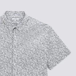 Chemisette Micro Imprimé Coton -Trendy Soldes 1001392 11247 V8