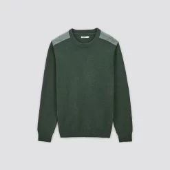 Pull Patch épaule Col Rond 15 Pull Patch épaule Col Rond -Trendy Soldes 1001641 16346 V11