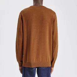 Pull Col Rond Poche Contrastée -Trendy Soldes 1001771 17031 V3