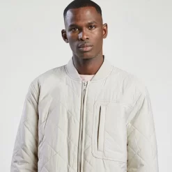 Blouson Matelassé Zippé -Trendy Soldes 1001779 10007 V4