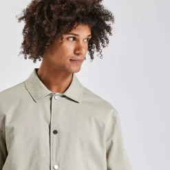 Blouson Coton Col Chemise -Trendy Soldes 1001781 10435 V4