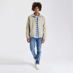 Blouson Coton Col Chemise -Trendy Soldes 1001781 10435 V6