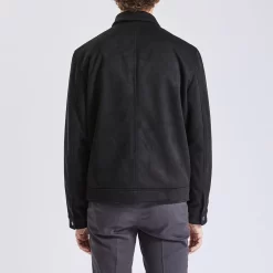 Blouson Aspect Velours Col Chemise -Trendy Soldes 1001782 18000 V3