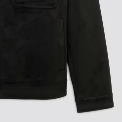 Blouson Aspect Velours Col Chemise -Trendy Soldes 1001782 18000 V9