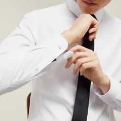 Chemise Extra-slim Repassage Facile Unie Coton -Trendy Soldes 1001841 10007 V4