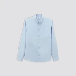 Chemise Extra-slim Repassage Facile Unie Coton -Trendy Soldes 1001841 11000 V11