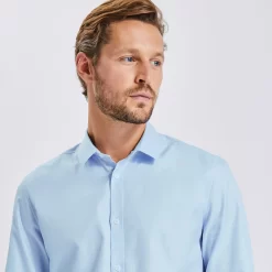Chemise Extra-slim Repassage Facile Unie Coton -Trendy Soldes 1001841 11000 V4