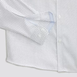 Chemise Slim Sans Repassage Imprimé Micro Géo Coto -Trendy Soldes 1001842 10000 V9