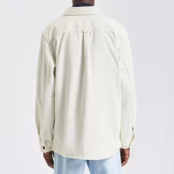 Surchemise Regular Unie Coton Recyclé -Trendy Soldes 1001872 10100 V3