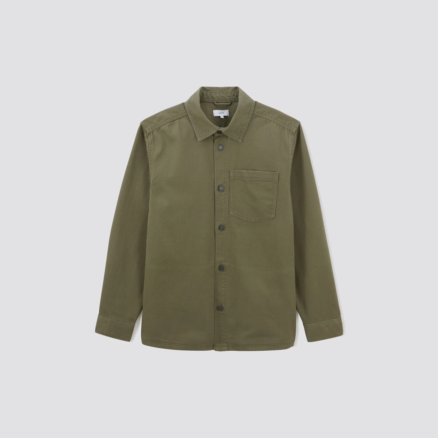 Surchemise Regular Unie Coton Recyclé 6 Surchemise Regular Unie Coton Recyclé – Image 6