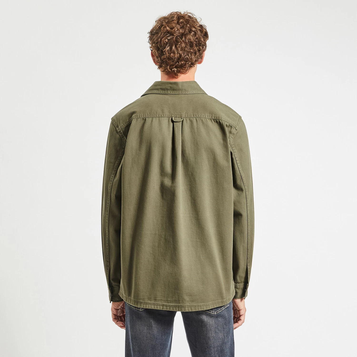 Surchemise Regular Unie Coton Recyclé 5 Surchemise Regular Unie Coton Recyclé – Image 5