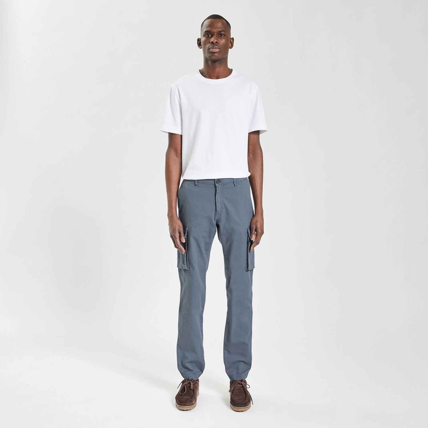 Chino Forme Cargo Bas Et Taille élastiqués 5 Chino Forme Cargo Bas Et Taille élastiqués – Image 5