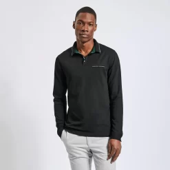 Polo à Manches Longues Uni