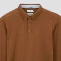 Polo à Manches Longues En Jersey -Trendy Soldes 1001969 17024 V8