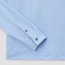 Polo Manches Longues Jacquard à Col Fantaisie -Trendy Soldes 1001971 11247 V9