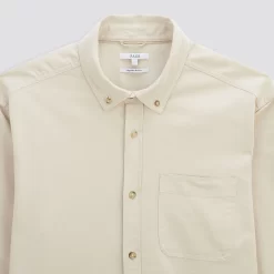 Chemise Regular Unie Coton Recyclé -Trendy Soldes 1002014 10403 V8