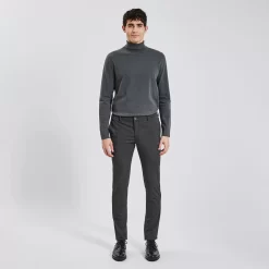 Pantalon Chino Jogger Effet Rayure -Trendy Soldes 1002036 18422 V2