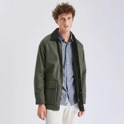 Blouson En Coton Col Chemise