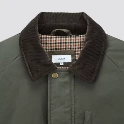 Blouson En Coton Col Chemise -Trendy Soldes 1002067 16348 V8