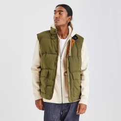 Doudoune Sans Manche Col Montant