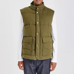 Doudoune Sans Manche Col Montant -Trendy Soldes 1002073 16347 V2