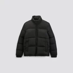 Doudoune Bi-matière Col Montant