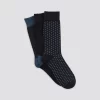 Lot De 3 Paires De Chaussettes Micro Motif Coton I