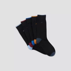 Lot De 5 Paires De Chaussettes Talons Pointes Cont