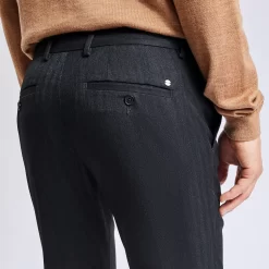 Pantalon Chino Slim Chevron -Trendy Soldes 1002365 18817 V4