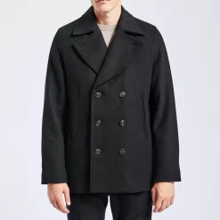 Manteau Court Boutonnage Croisé -Trendy Soldes 1002414 11247 V2