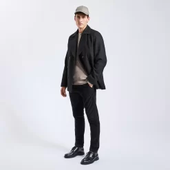 Manteau Court Boutonnage Croisé -Trendy Soldes 1002414 11247 V5