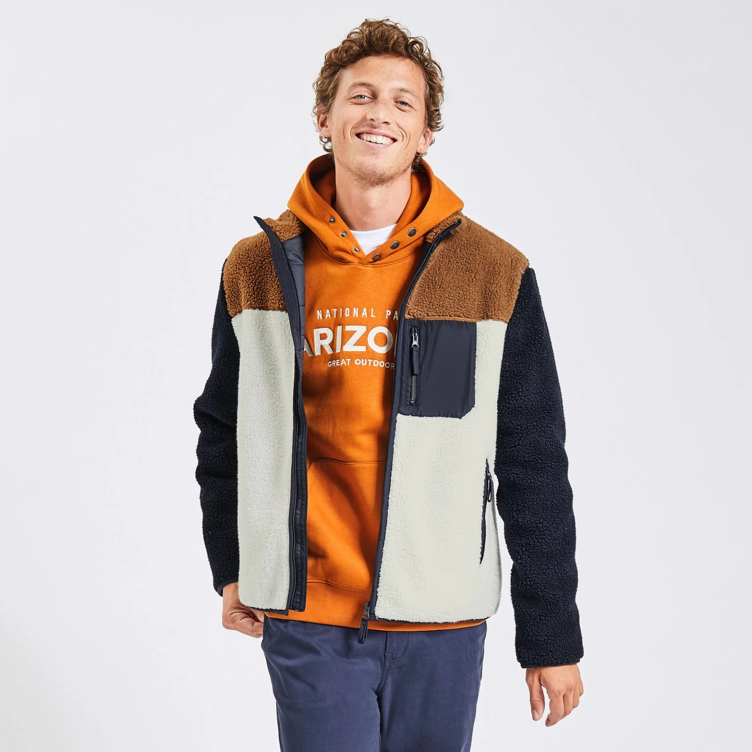 Blouson En Mouton Synthétique Col Montant 1 Blouson En Mouton Synthétique Col Montant