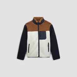 Blouson En Mouton Synthétique Col Montant 16 Blouson En Mouton Synthétique Col Montant -Trendy Soldes 1002415 19900 V11