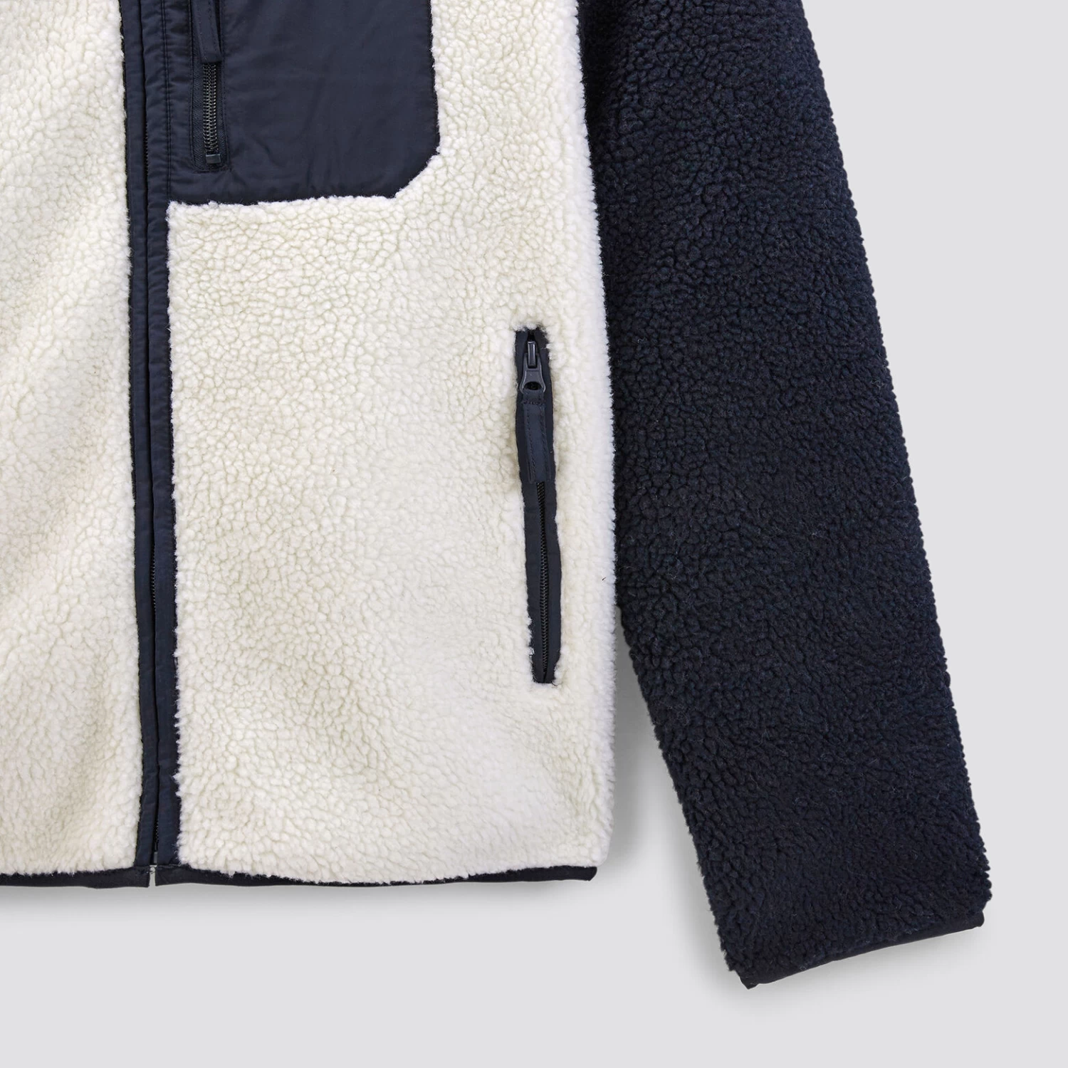 Blouson En Mouton Synthétique Col Montant 9 Blouson En Mouton Synthétique Col Montant – Image 9