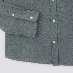 Chemise Regular Unie Flanelle Coton Recyclé 10 Chemise Regular Unie Flanelle Coton Recyclé -Trendy Soldes 1002417 16644 V9