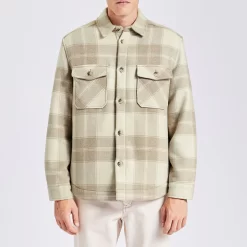 Surchemise à Carreaux Polyester Recyclé -Trendy Soldes 1002466 10006 V2