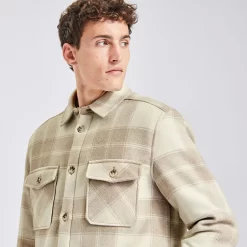 Surchemise à Carreaux Polyester Recyclé -Trendy Soldes 1002466 10006 V4