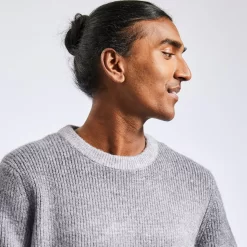 Pull Colorblock Flouté à Col Rond -Trendy Soldes 1002494 18424 V4