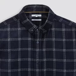 Chemise Regular à Carreaux Velours -Trendy Soldes 1002604 11214 V8