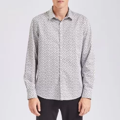 Chemise Regular à Fleurs Coton -Trendy Soldes 1002642 10000 V2