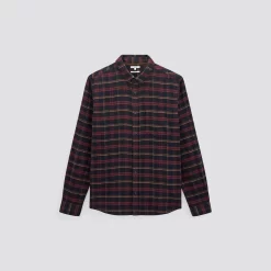 Chemise Regular Carreaux Coton Recyclé Flanelle -Trendy Soldes 1002675 14256 V11