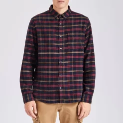 Chemise Regular Carreaux Coton Recyclé Flanelle -Trendy Soldes 1002675 14256 V2