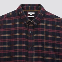 Chemise Regular Carreaux Coton Recyclé Flanelle -Trendy Soldes 1002675 14256 V8